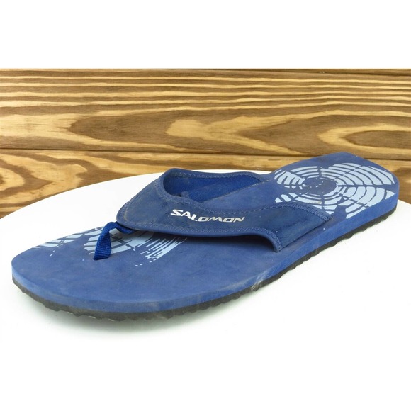 Salomon Size 11‎ M Blue Flip Flop Synthetic Men Shoes - Picture 1 of 8